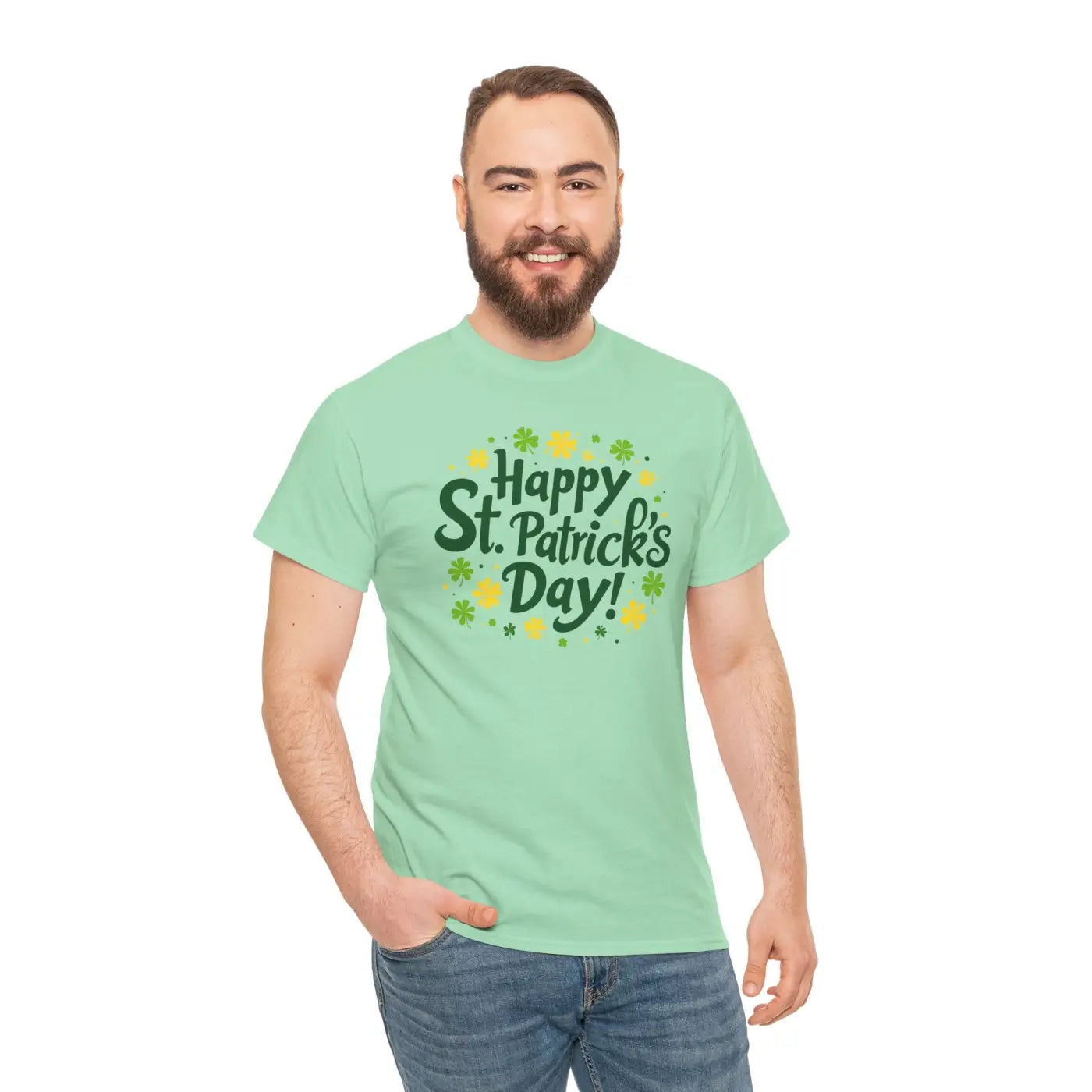 Rockin Patricks Day Heavy Cotton Tee - Unisex Style - DipaliZ