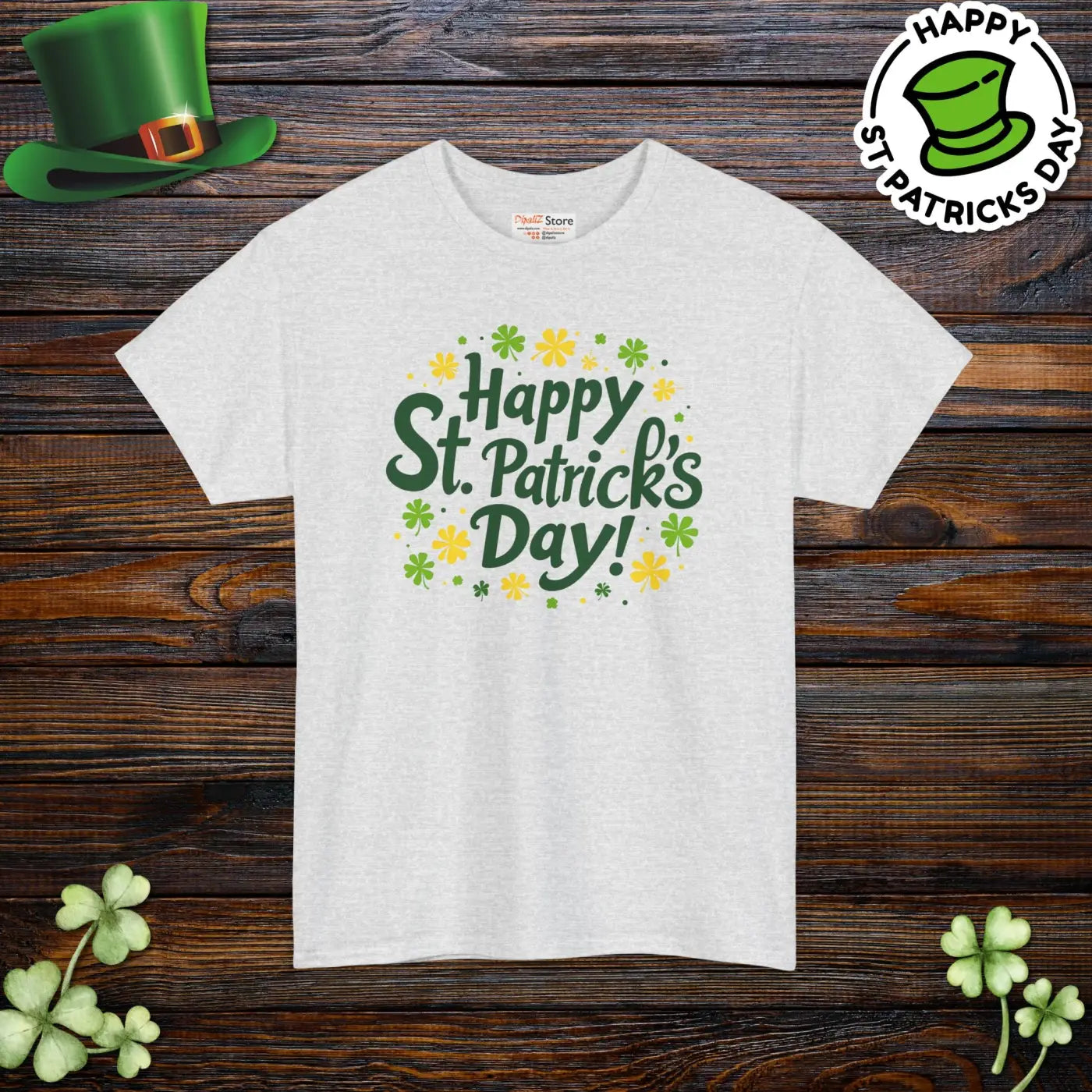 Rockin Patricks Day Heavy Cotton Tee - Unisex Style - DipaliZ