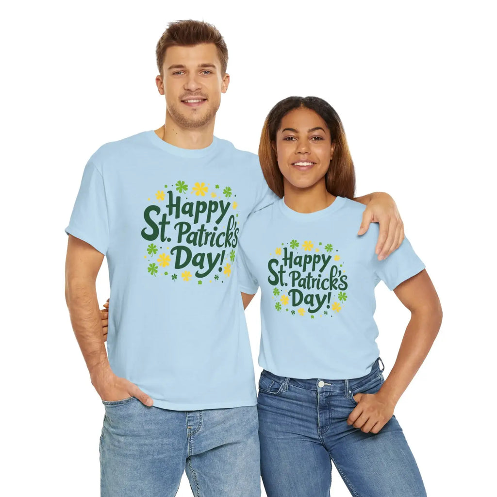 Rockin Patricks Day Heavy Cotton Tee - Unisex Style - DipaliZ