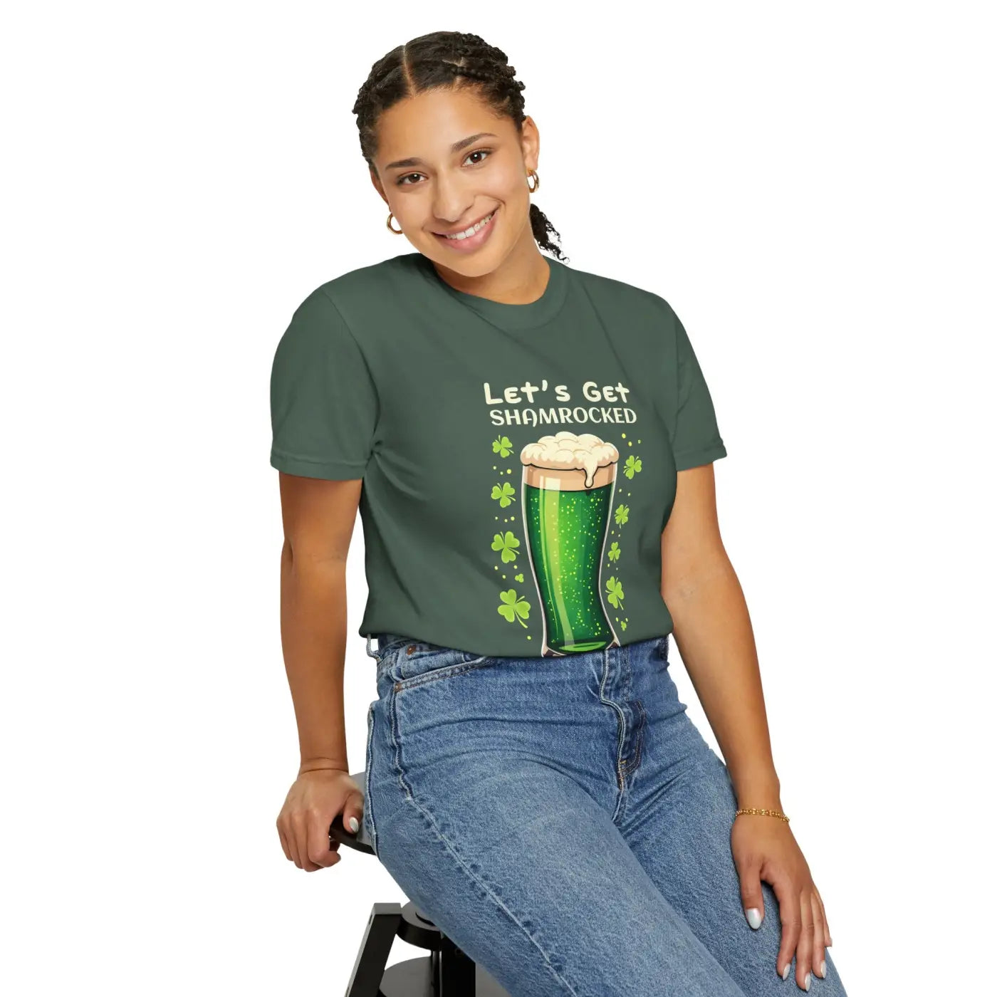 Ultimate Shamrocked Green Tee - Patrick's Day Style - DipaliZ