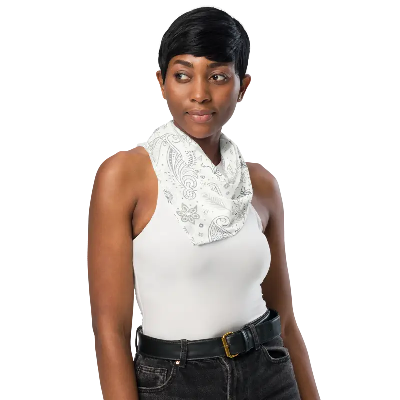 Dynamic Paisley Print Bandana - Fashion Statement Accessory - DipaliZ