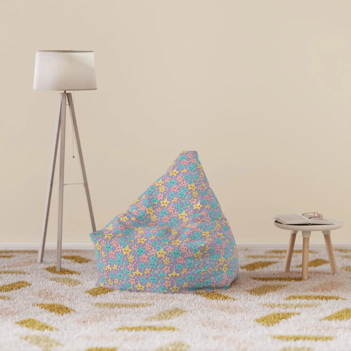 Durable Starfish Bean Bags - Coastal Charm Cover - DipaliZ