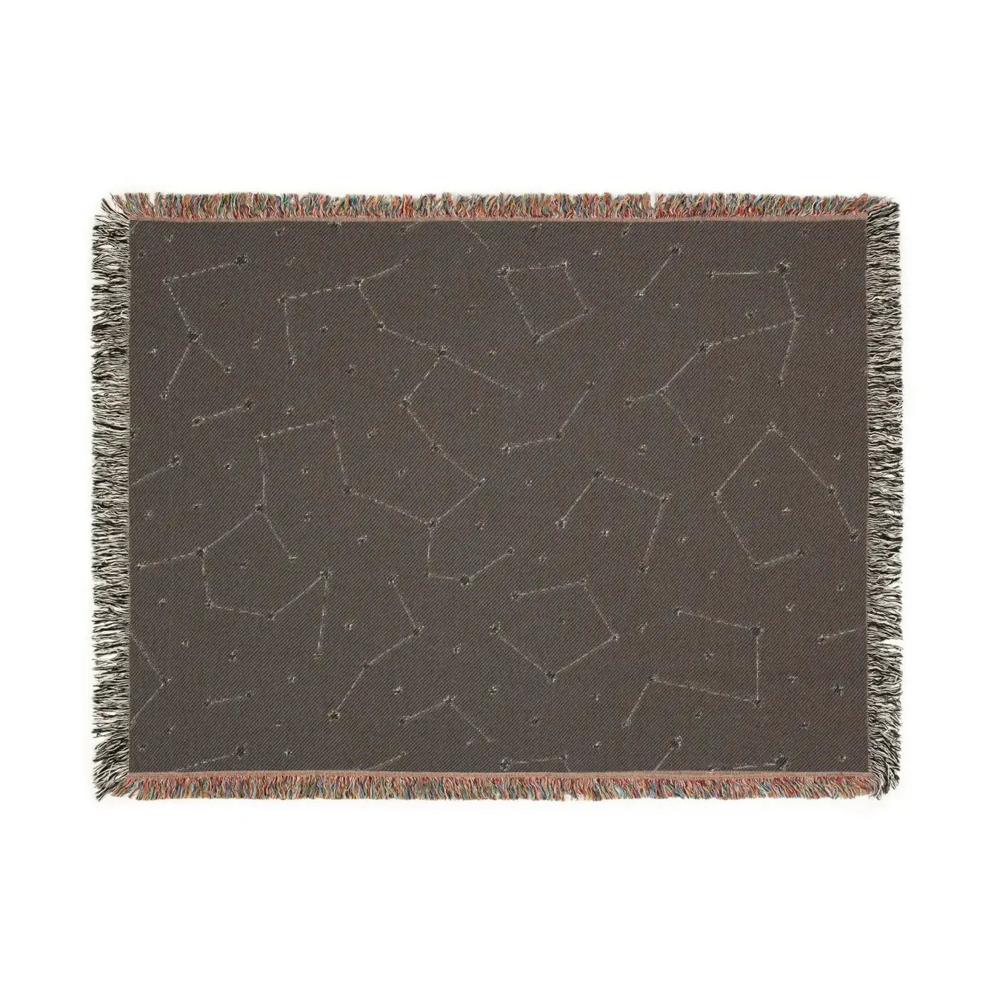 Starry Night Woven Blanket - Cozy Constellation Throw - DipaliZ