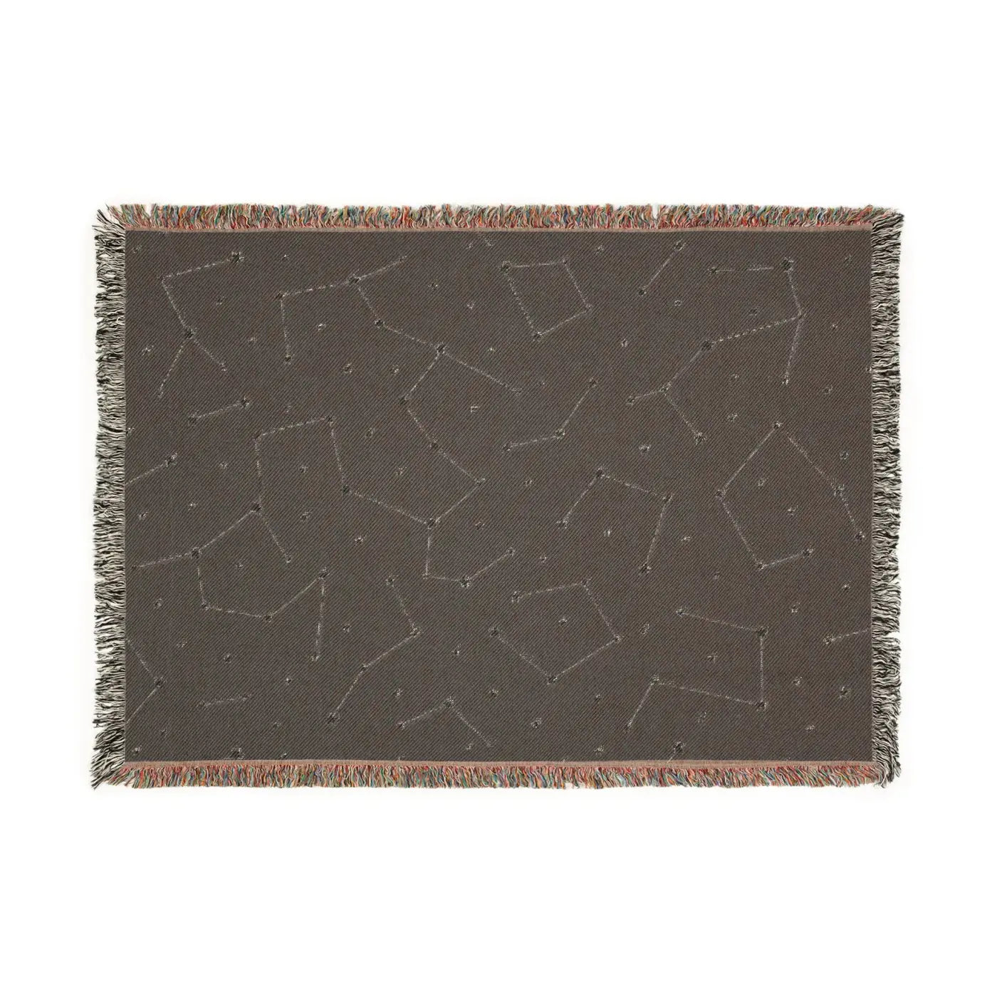 Starry Night Woven Blanket - Cozy Constellation Throw - DipaliZ