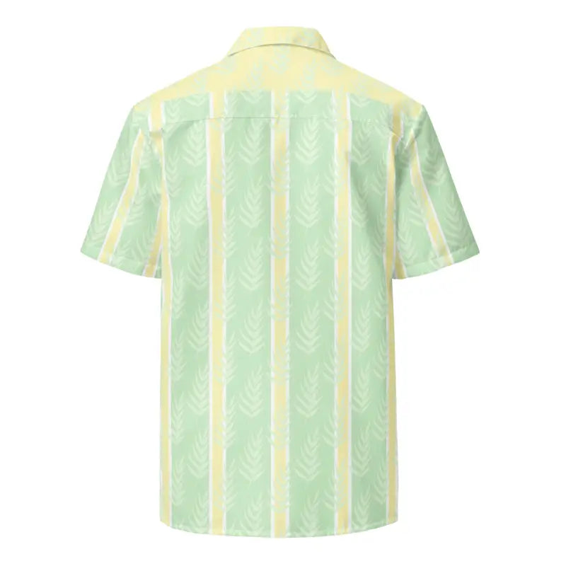 Leaves Unisex Button Shirt - Summer Adventure Style - DipaliZ