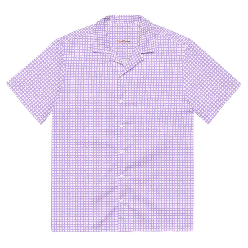 Purple Checkered Moisture Wicking Summer Shirt - DipaliZ