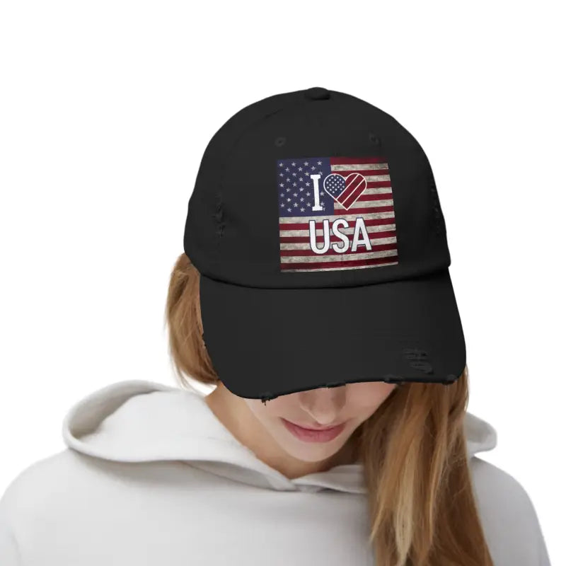 Cool Distressed Hats - Self-Fabric Hideaway Strap - DipaliZ