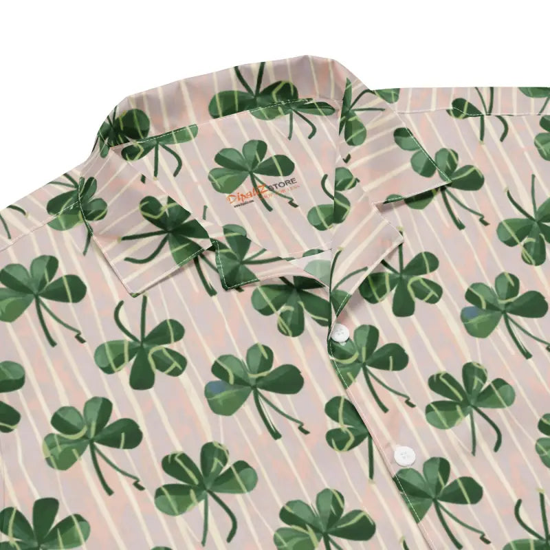 Stripes Unisex Button Shirt - Eco-Friendly Summer Style - DipaliZ