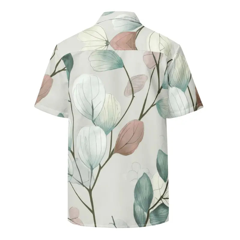 Moisture Wicking Unisex Button Shirt - Eco Friendly Summer - DipaliZ