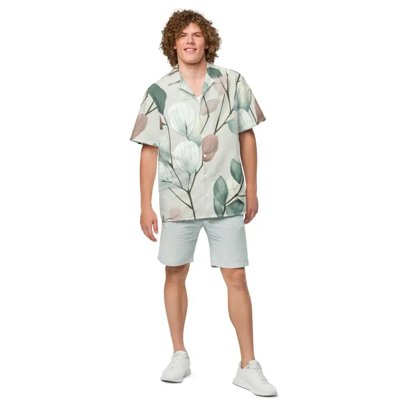 Moisture Wicking Unisex Button Shirt - Eco Friendly Summer - DipaliZ