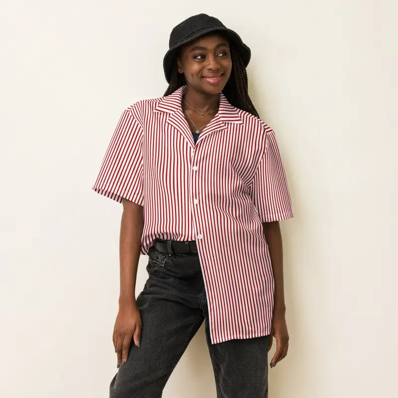 Moisture Wicking Button Shirt - Recycled Polyester - DipaliZ