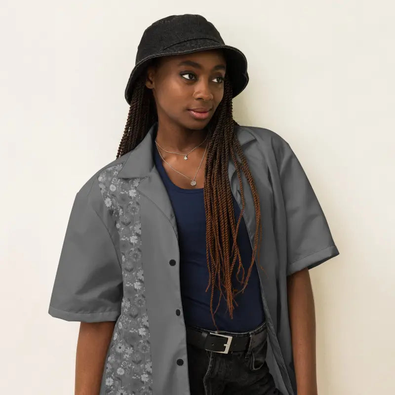 Moisture Wicking Recycled Material Button Shirt - DipaliZ