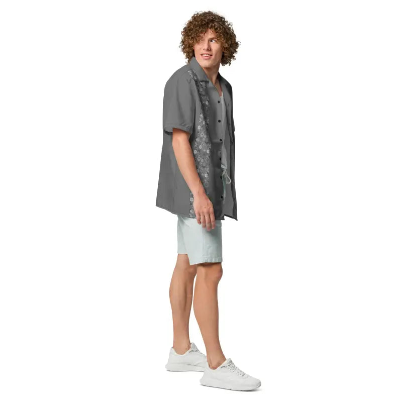 Moisture Wicking Recycled Material Button Shirt - DipaliZ