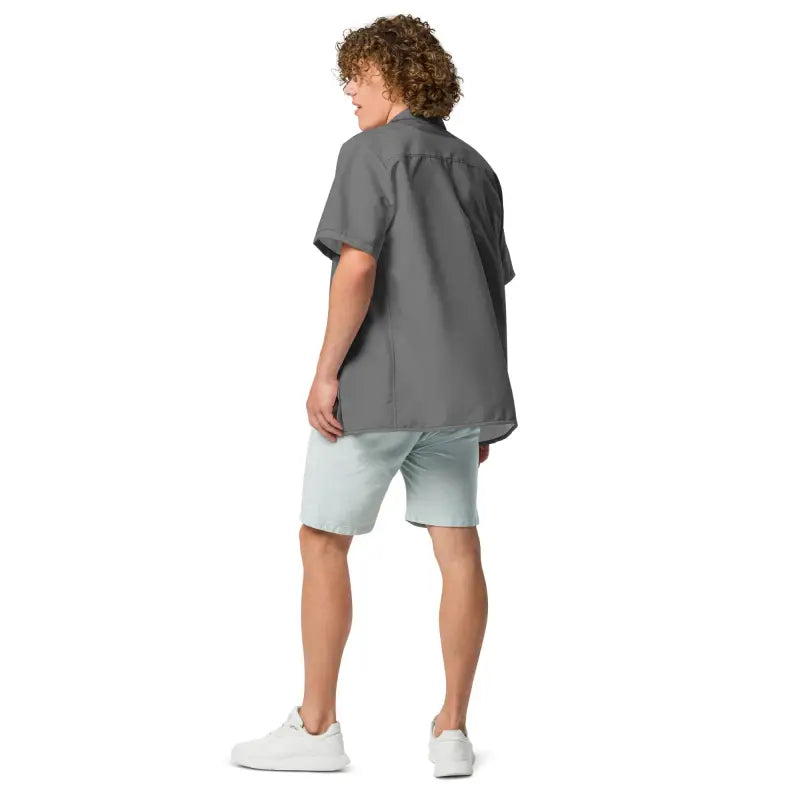Moisture Wicking Recycled Material Button Shirt - DipaliZ