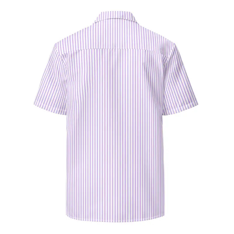 Purple Striped Moisture Wicking Shirt - Cool Comfort - DipaliZ