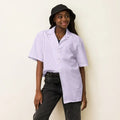 Purple Striped Moisture Wicking Shirt - Cool Comfort - DipaliZ