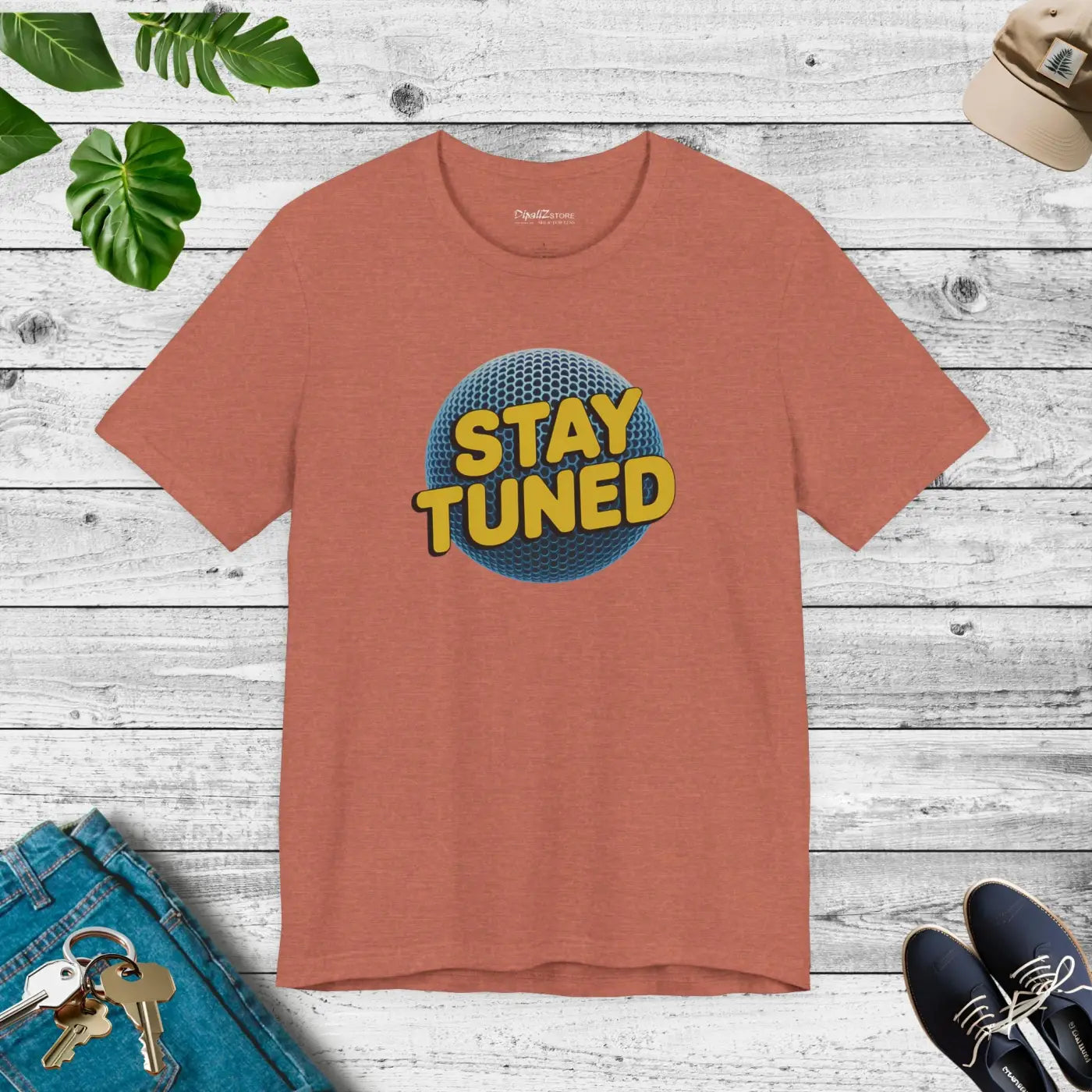 Stay Tuned Podcast Unisex Jersey Short Sleeve Tee - DipaliZ