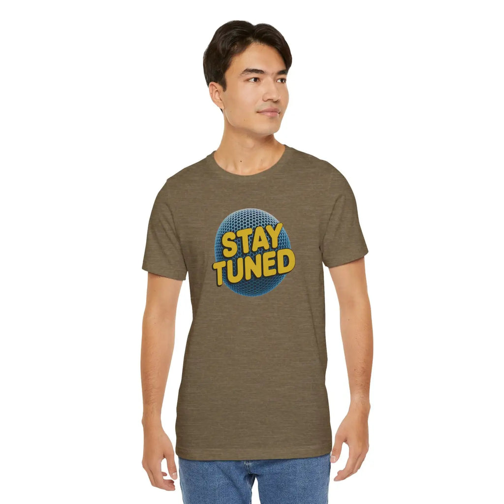 Stay Tuned Podcast Unisex Jersey Short Sleeve Tee - DipaliZ