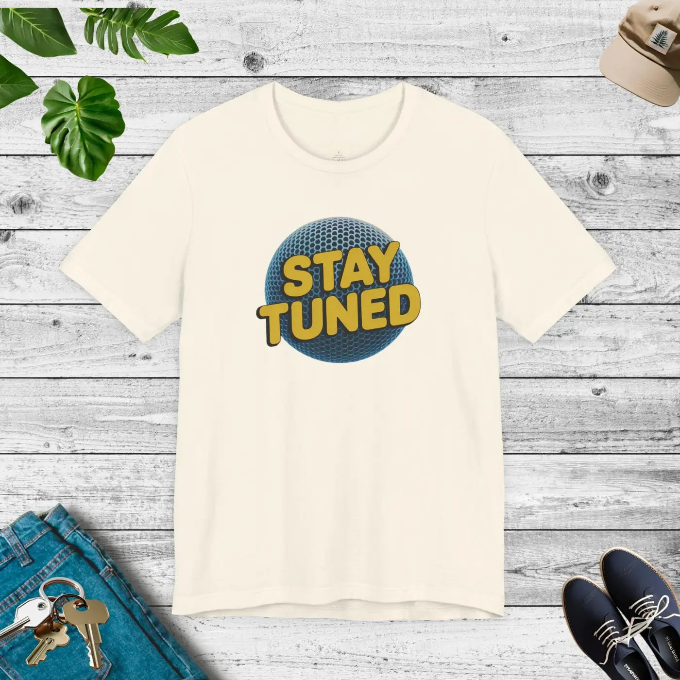 Stay Tuned Podcast Unisex Jersey Short Sleeve Tee - DipaliZ
