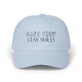 Stay Wild Classic Dad Cap - Floral Design for Nature Lovers - DipaliZ