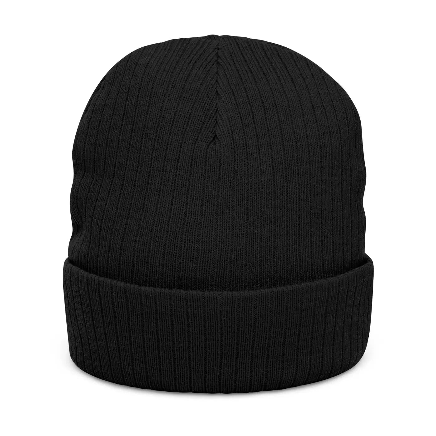 Stay Wild Ribbed Knit Beanie - Embroidered Cuff - DipaliZ