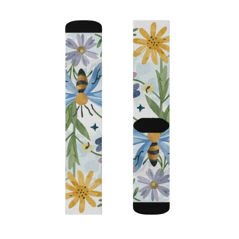 Nature Pattern Sublimation Socks - Eco-Friendly Comfort - DipaliZ