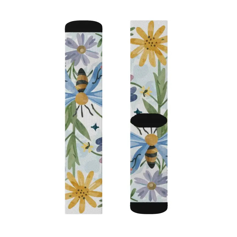Nature Pattern Sublimation Socks - Eco-Friendly Comfort - DipaliZ
