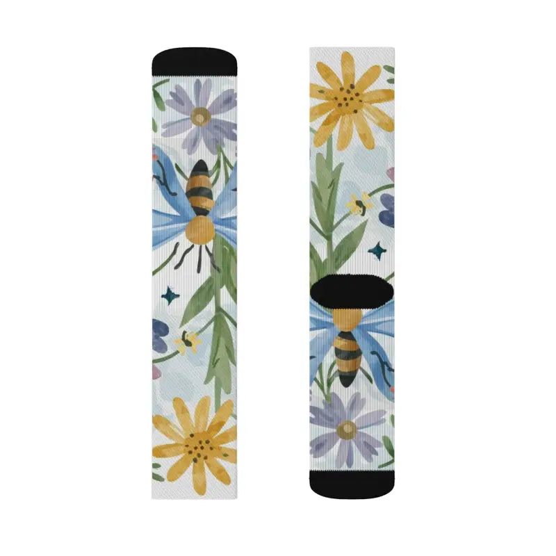 Nature Pattern Sublimation Socks - Eco-Friendly Comfort - DipaliZ