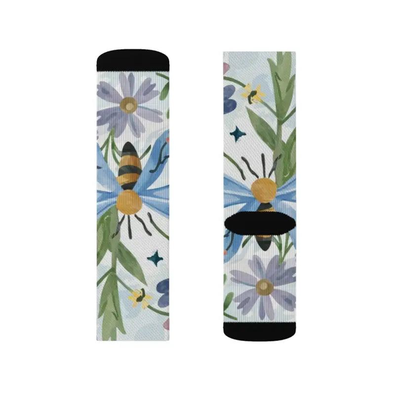 Nature Pattern Sublimation Socks - Eco-Friendly Comfort - DipaliZ