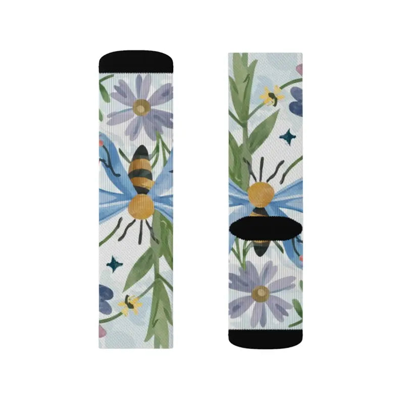 Nature Pattern Sublimation Socks - Eco-Friendly Comfort - DipaliZ