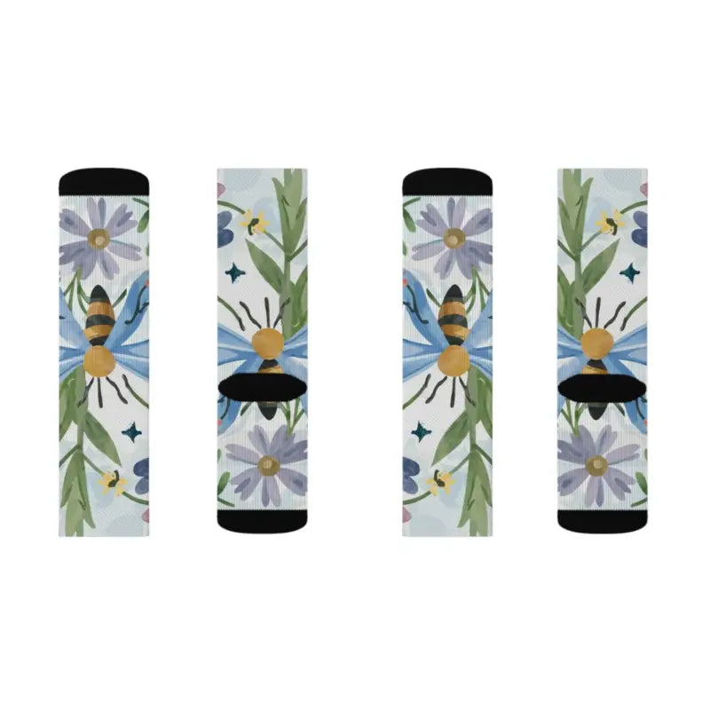 Nature Pattern Sublimation Socks - Eco-Friendly Comfort - DipaliZ