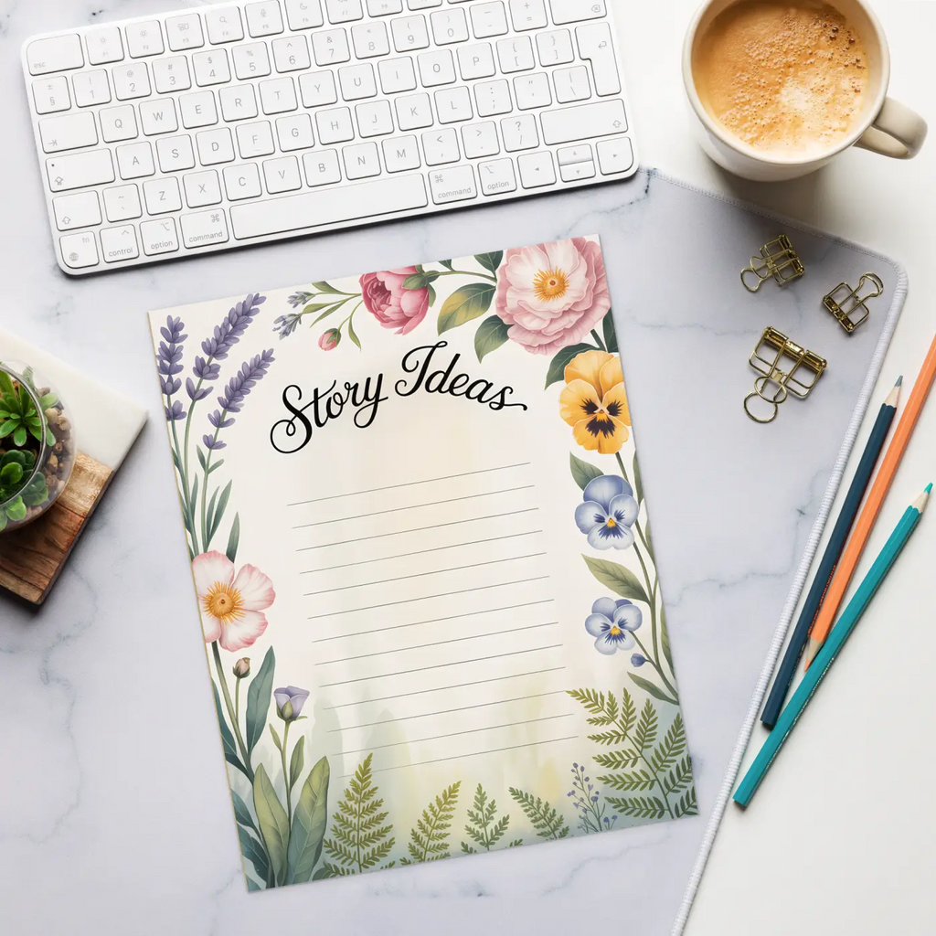 Flower Notepad - Creative Desk Essential for Daily Tasks - DipaliZ