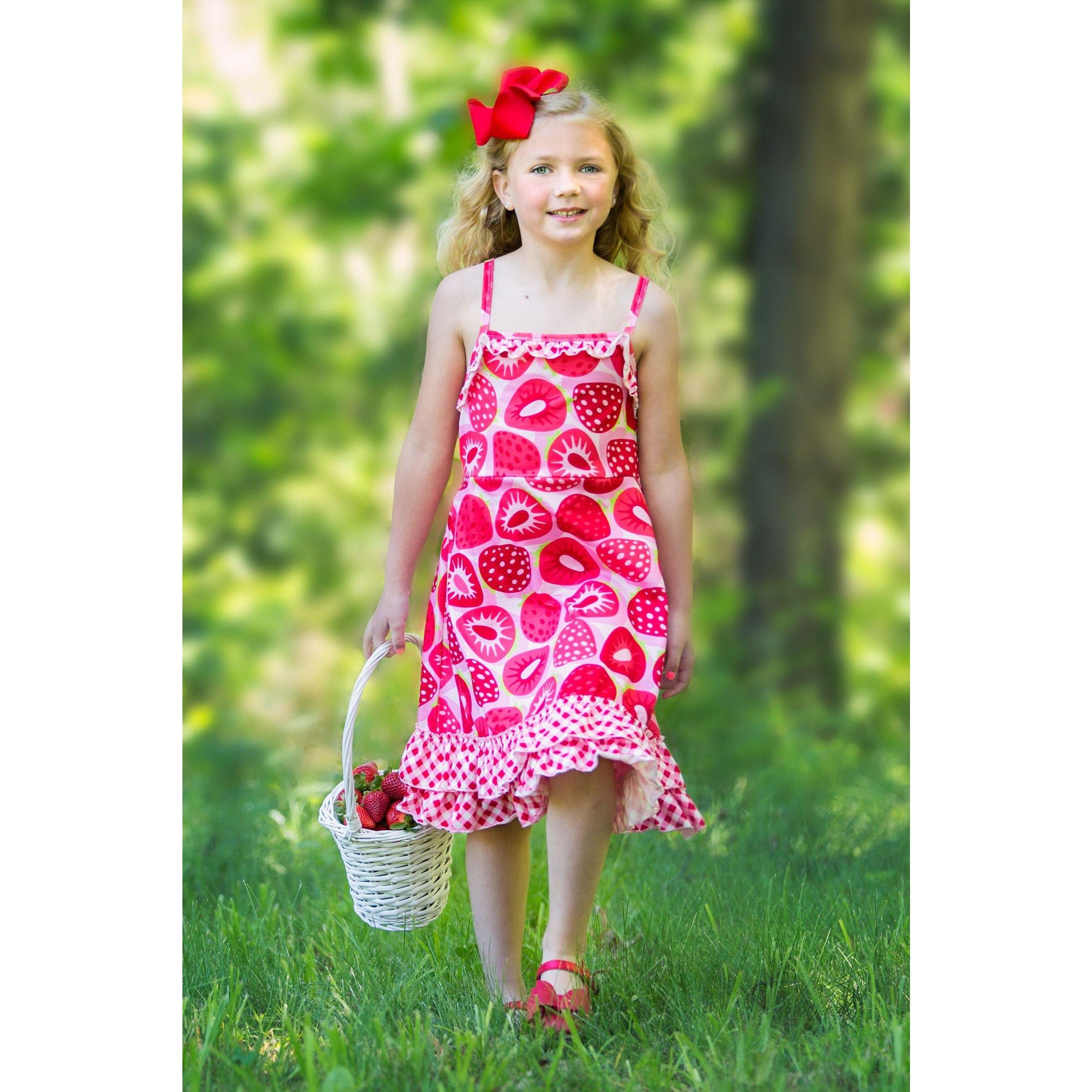 Strawberry Picnic Jessa Dress