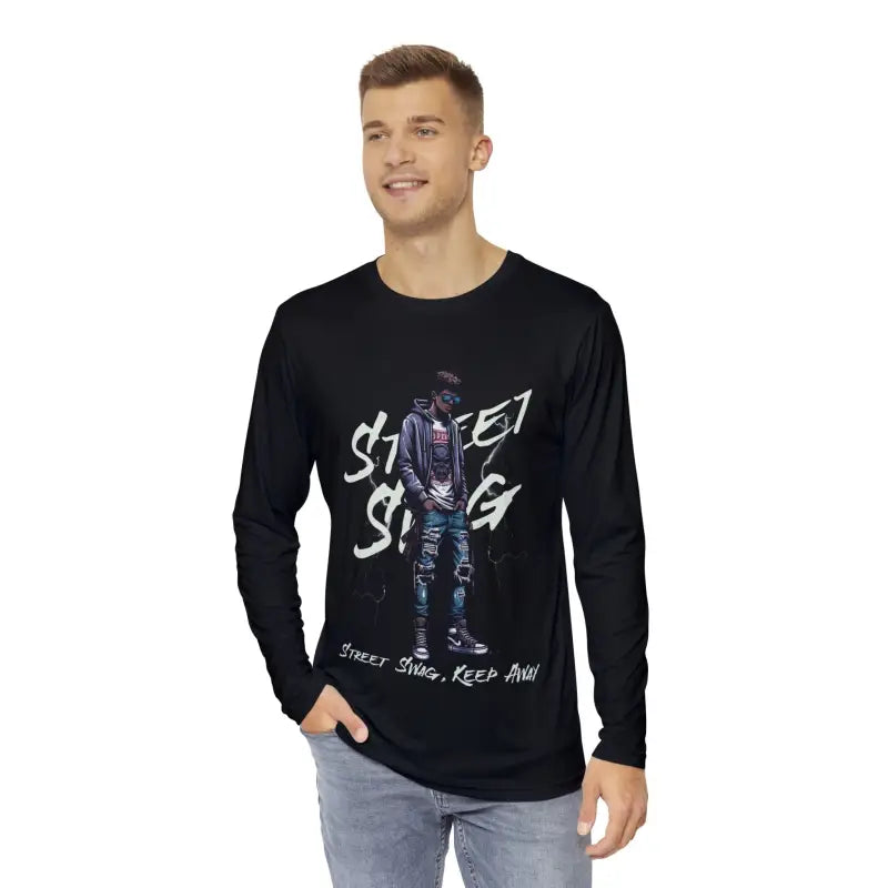 Long Sleeve AOP Shirt - Brushed Polyester Comfort - DipaliZ
