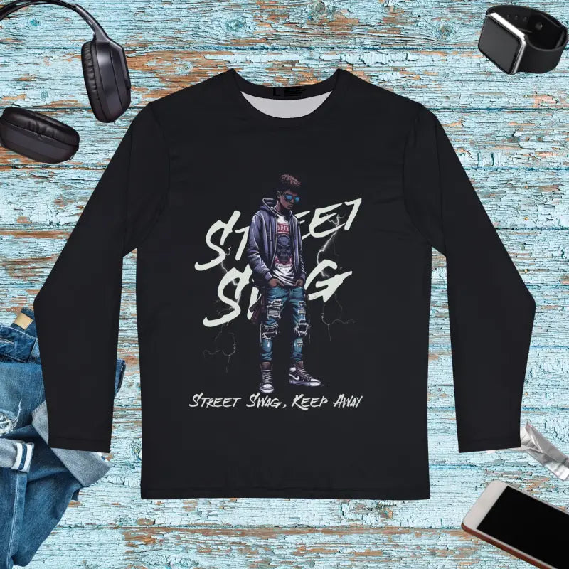 Long Sleeve AOP Shirt - Brushed Polyester Comfort - DipaliZ