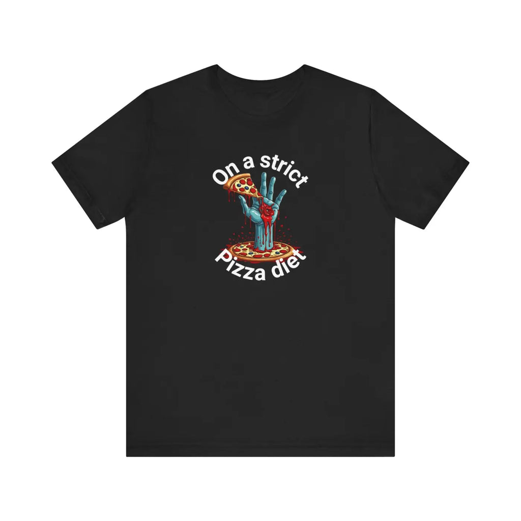Zombie Pizza Diet Short Sleeve Tee - Unisex Jersey - DipaliZ