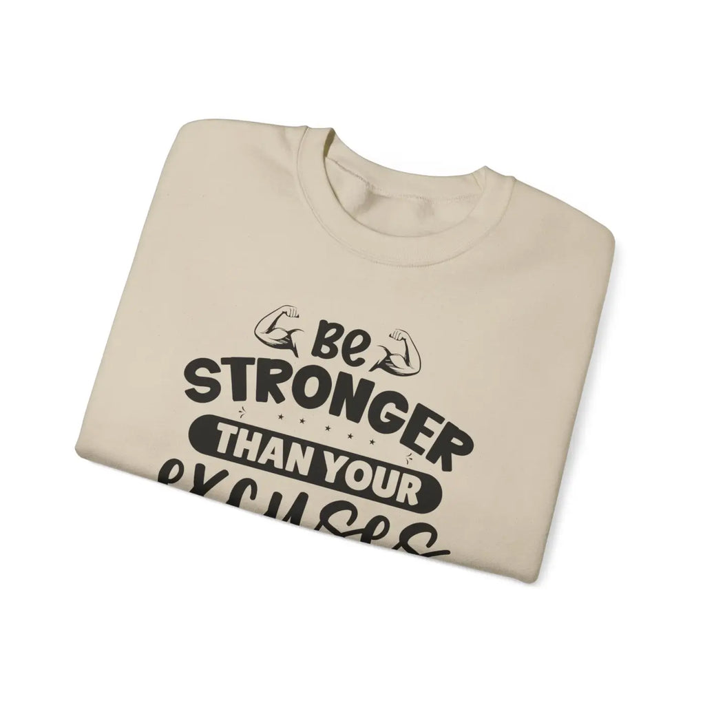 Heavy Blend Crewneck Sweatshirt - Conquer Excuses Style - DipaliZ