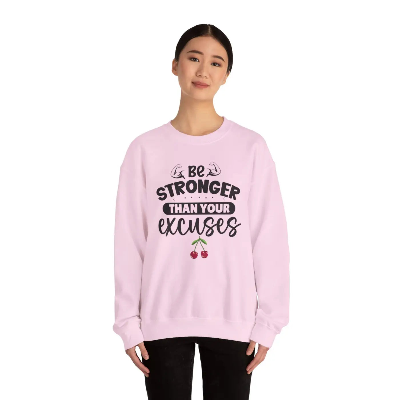 Heavy Blend Crewneck Sweatshirt - Conquer Excuses Style - DipaliZ