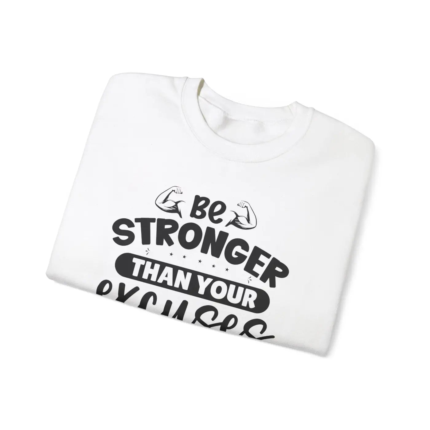 Heavy Blend Crewneck Sweatshirt - Conquer Excuses Style - DipaliZ