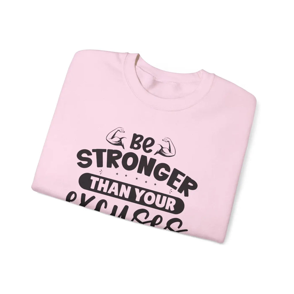 Heavy Blend Crewneck Sweatshirt - Conquer Excuses Style - DipaliZ
