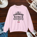 Heavy Blend Crewneck Sweatshirt - Conquer Excuses Style - DipaliZ