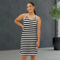 Premium Striped Racerback Dress - Beach Days Essential - DipaliZ