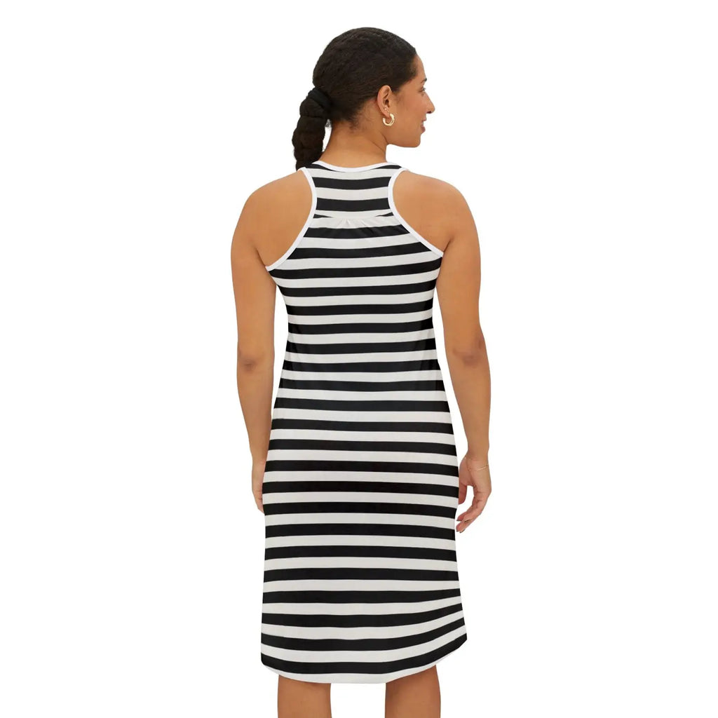 Premium Striped Racerback Dress - Beach Days Essential - DipaliZ