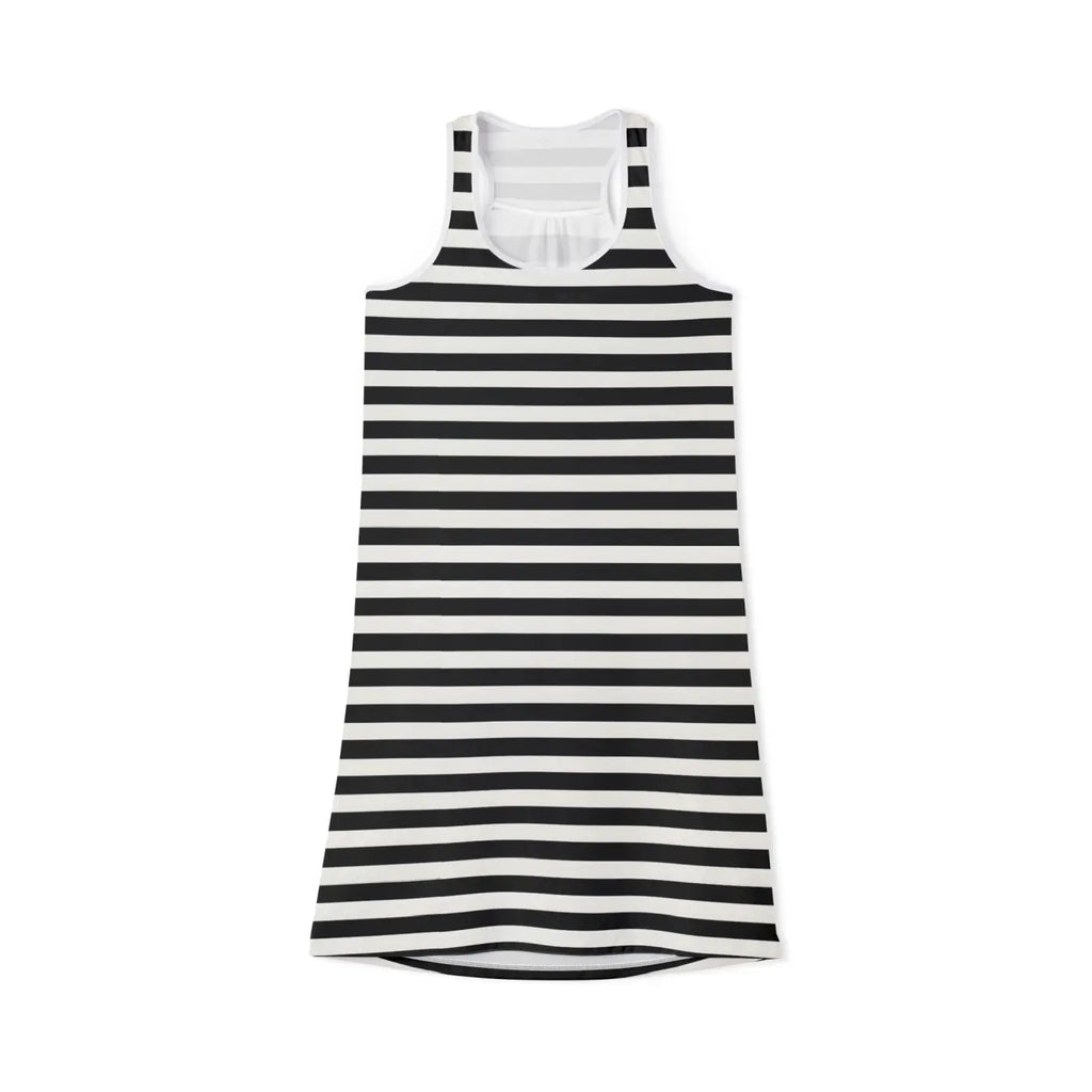 Premium Striped Racerback Dress - Beach Days Essential - DipaliZ