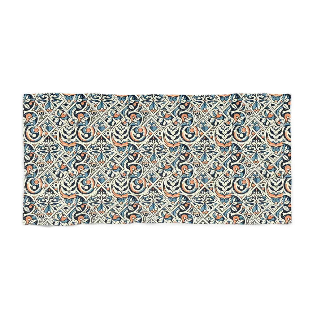 Beach Towel Vibrant Style - Modern Trends Summer Essential - DipaliZ