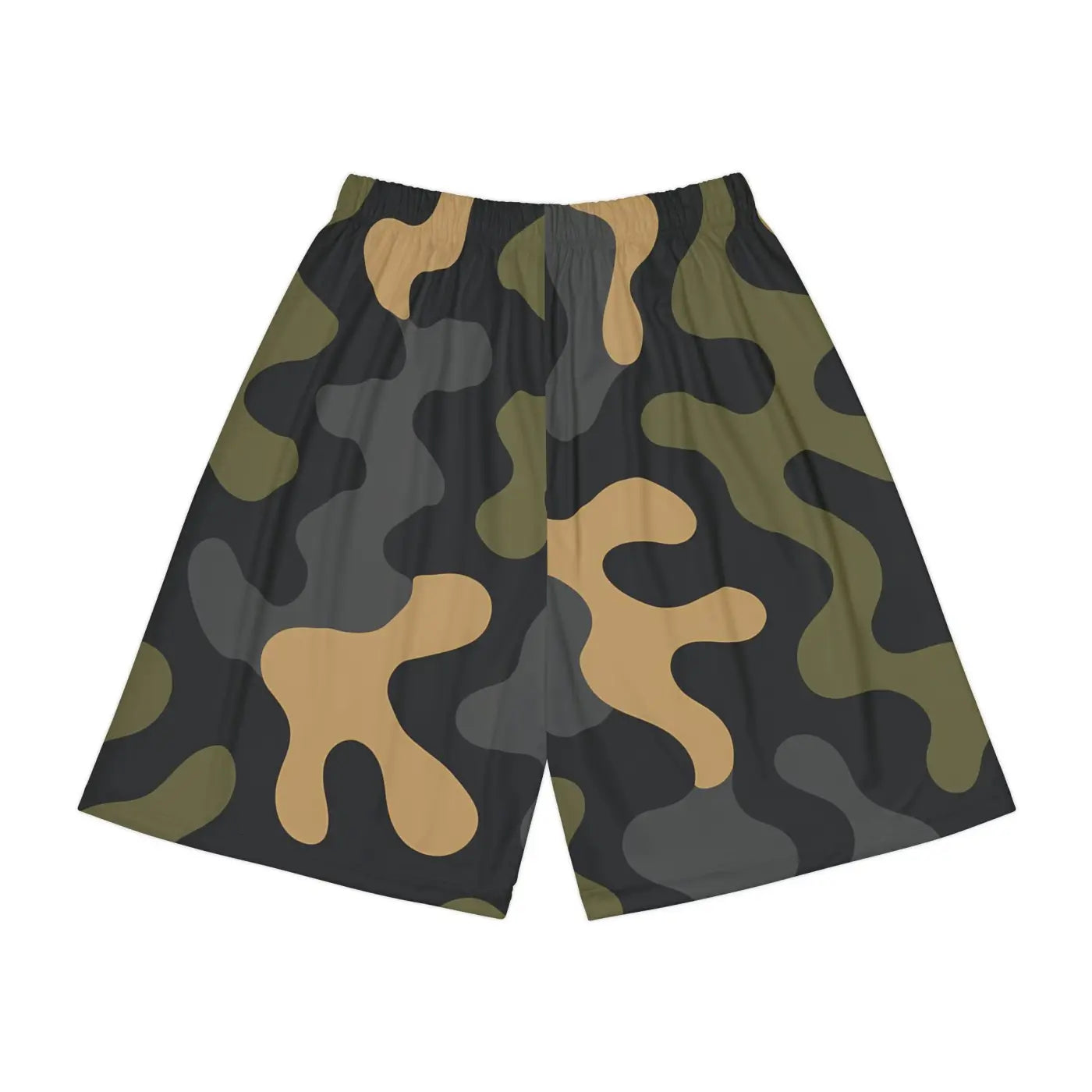 Men's Sports Shorts - Vibrant Camo Summer Workout Gear - DipaliZ