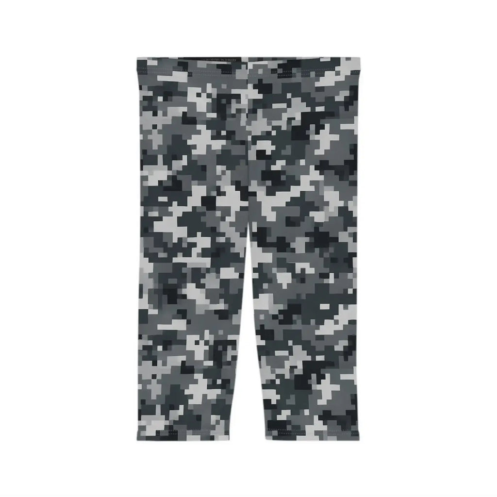 Stylish Camouflage Women Capri Leggings - Casual Wear - DipaliZ