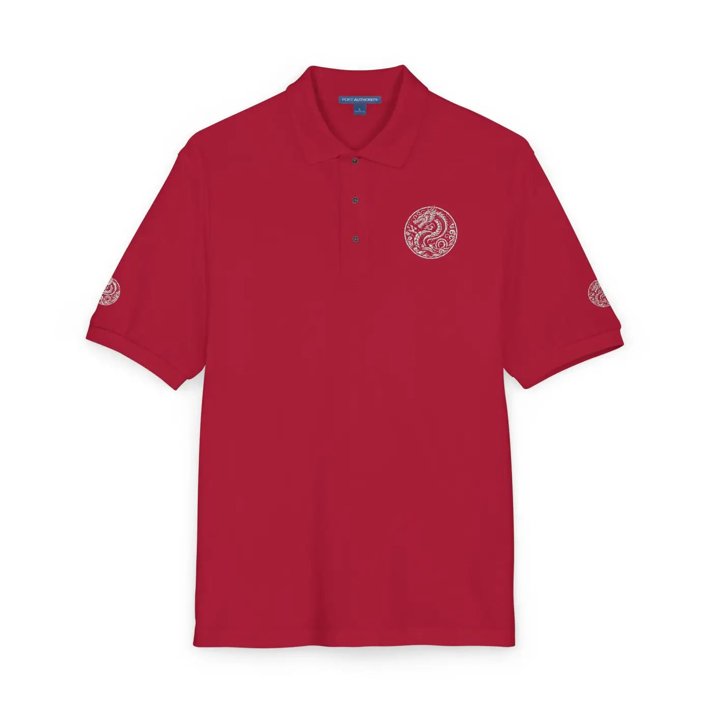 Stylish Embroidered Unisex Polo - Elegant Embroidery - DipaliZ