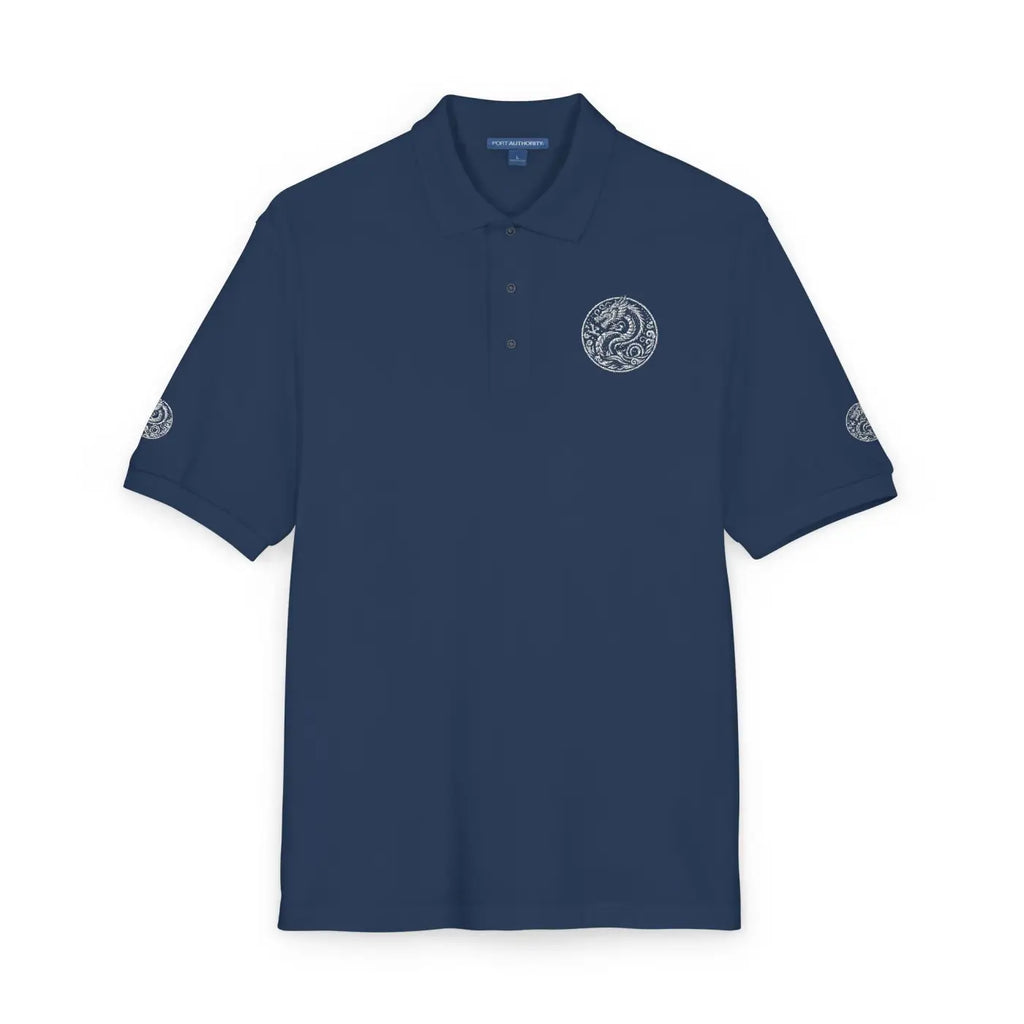 Stylish Embroidered Unisex Polo - Elegant Embroidery - DipaliZ