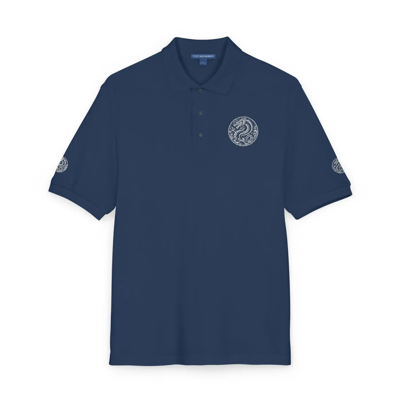 Stylish Embroidered Unisex Polo - Elegant Embroidery - DipaliZ